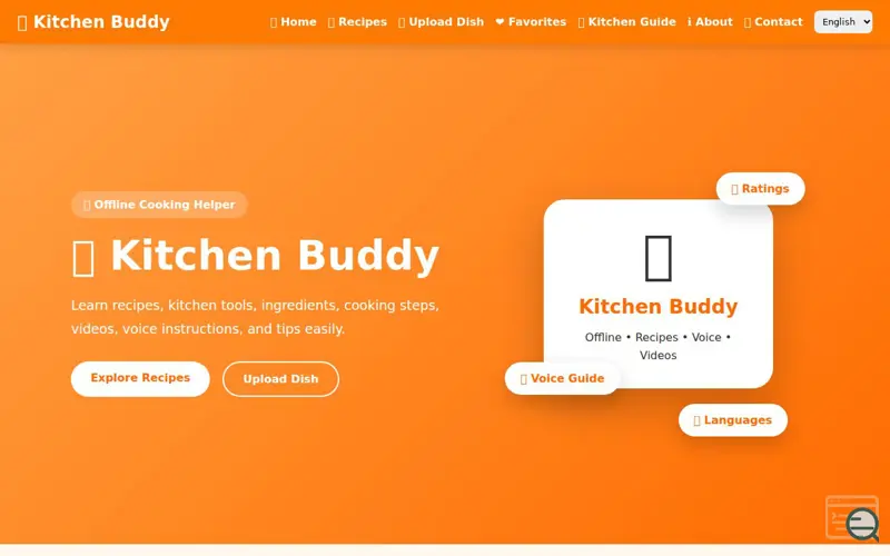 Screenshot of Kitchen Buddy – Offline Recipe Guide