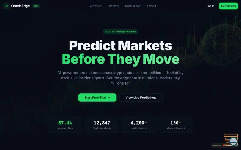 Screenshot of Crypto, Stocks, Politics