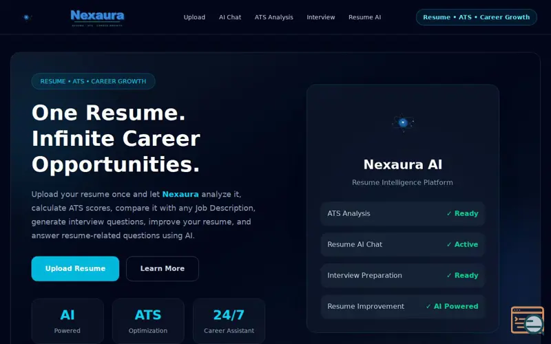 Screenshot of Nexaura