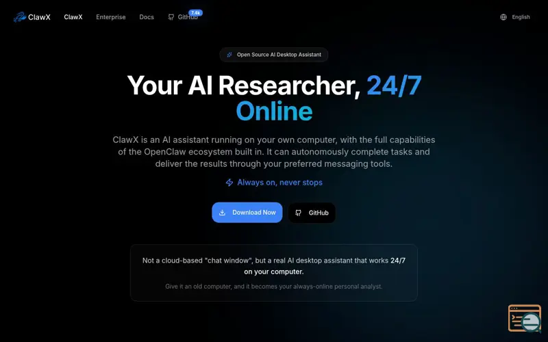 Screenshot of ClawX