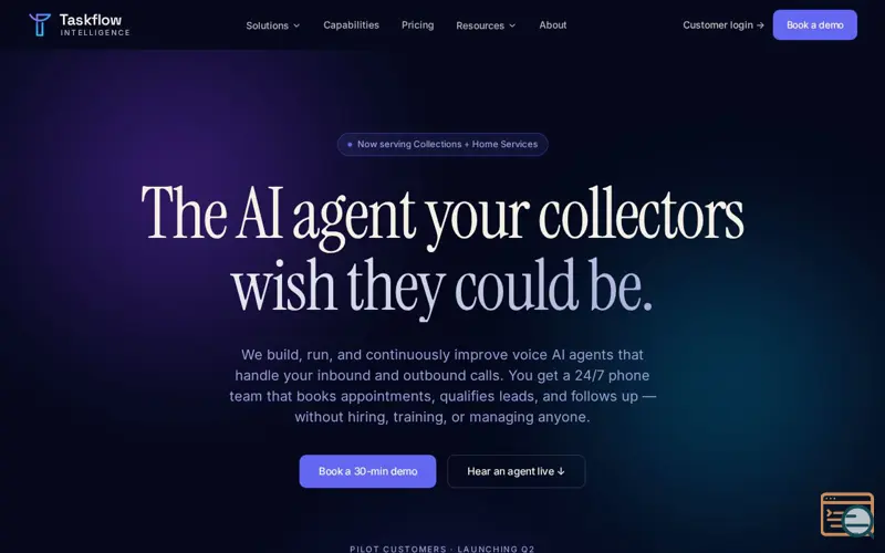 Screenshot of Taskflow Intelligence