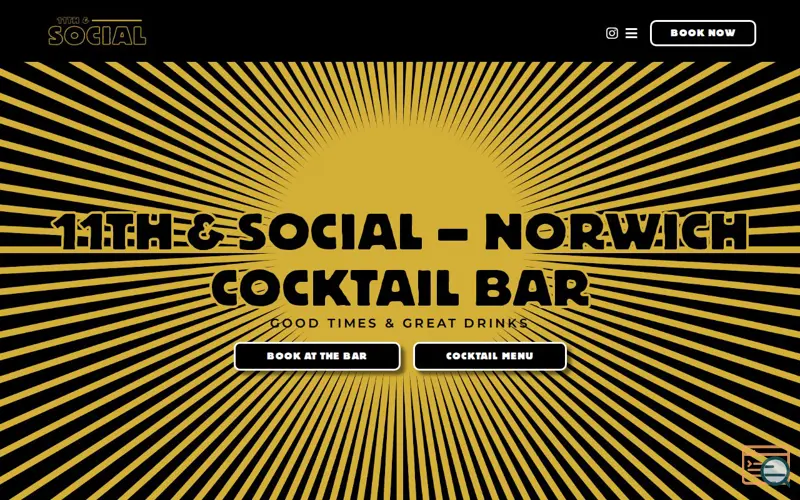 Screenshot of 11th and Social, a launch using WP Cloud Email