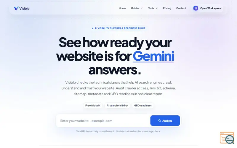 Screenshot of Visiblo