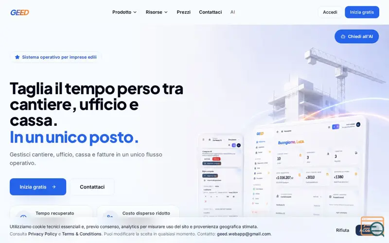 Screenshot of Geed