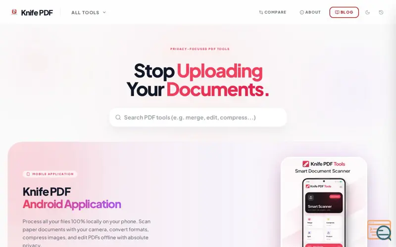 Screenshot of Knife PDF