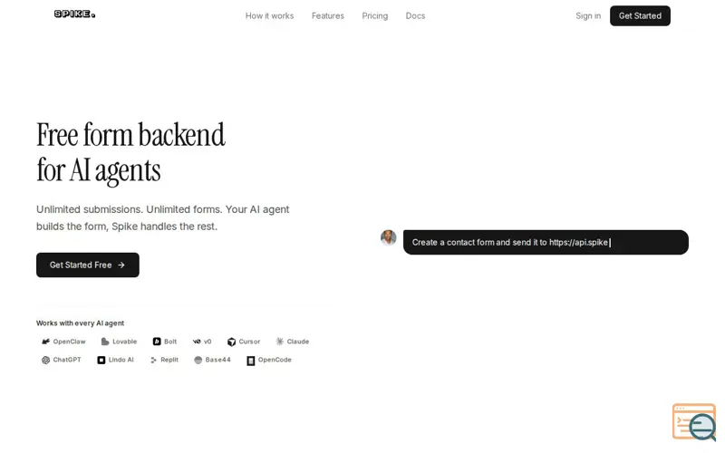 Screenshot of Spike