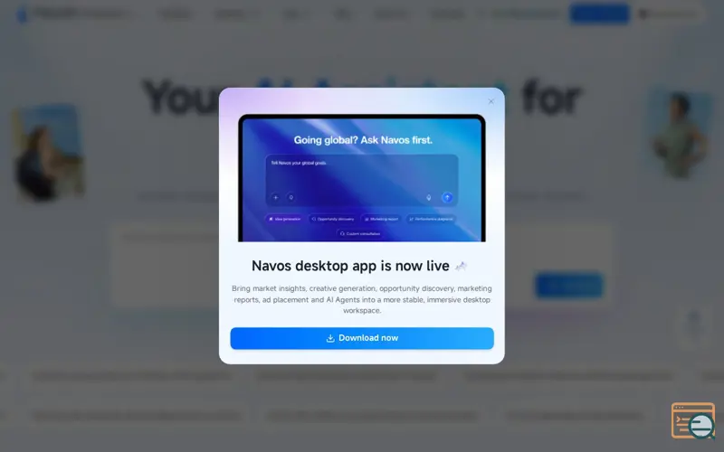 Screenshot of Navos