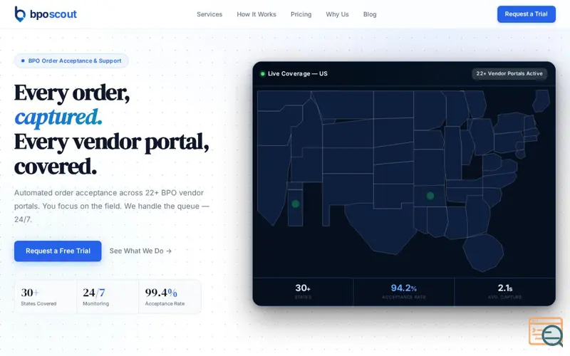 Screenshot of bposcout