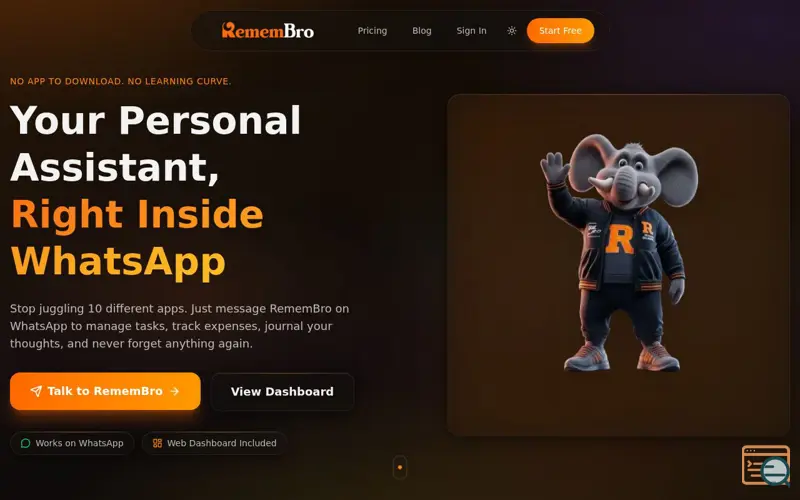 Screenshot of RememBro