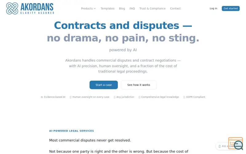 Screenshot of Akordans, a launch using Cosmotown DNS