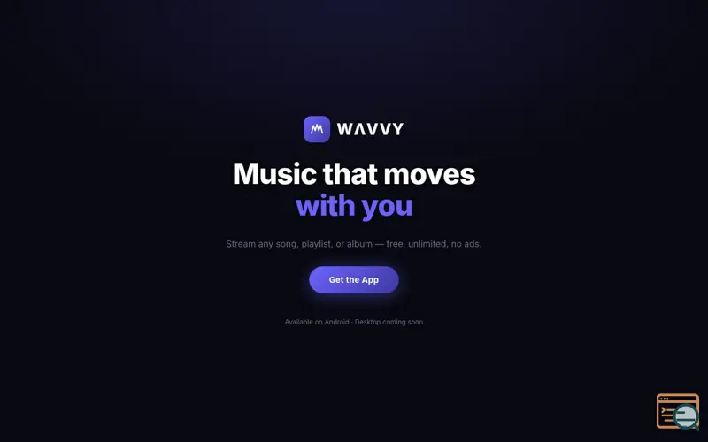 Screenshot of WΛVVY Music