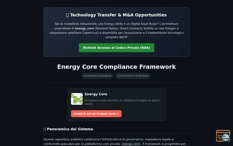Screenshot of Energy Core