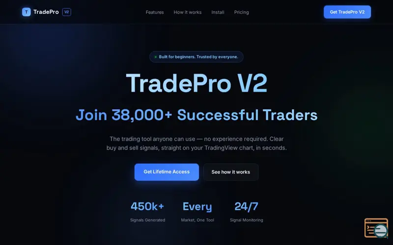 Screenshot of TradePro V2 — Trading, Simplified