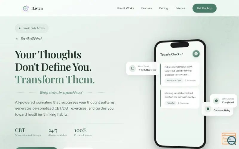 Screenshot of IListen