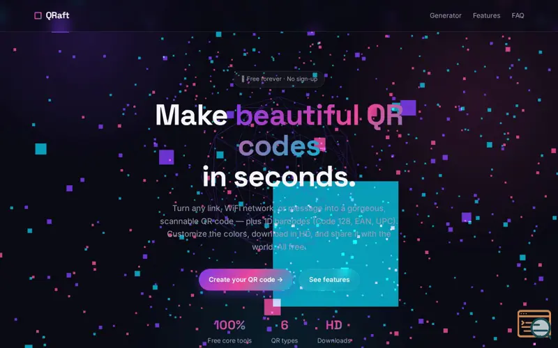 Screenshot of QRaft