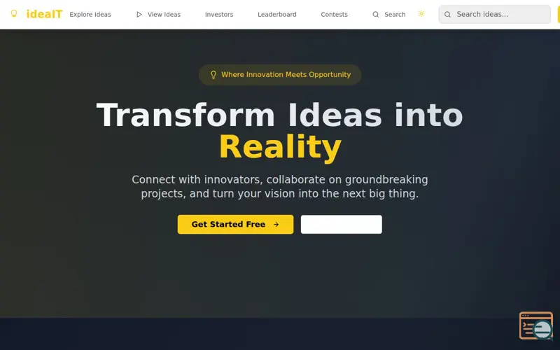 Screenshot of ideaIT