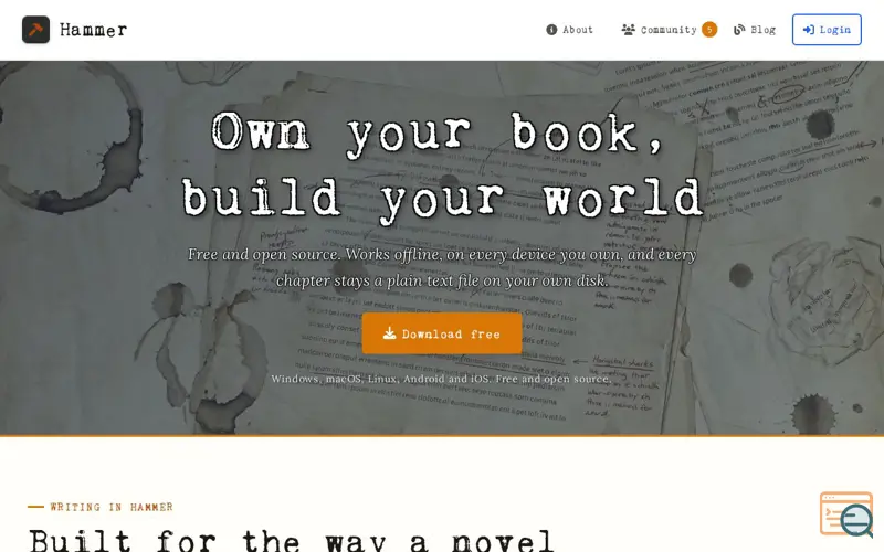 Screenshot of Hammer