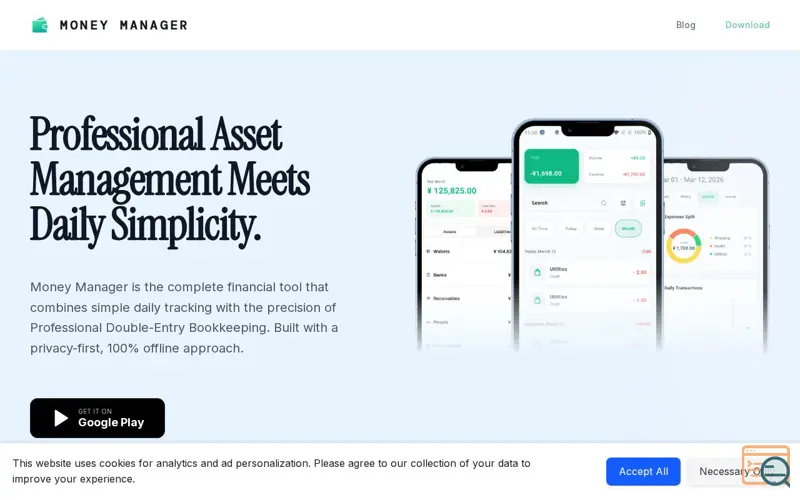 Screenshot of Money Manager