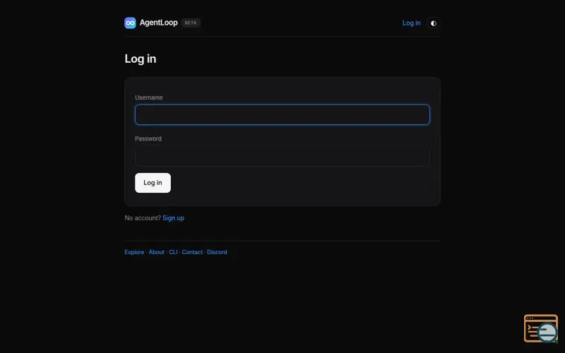 Screenshot of Agent Loop