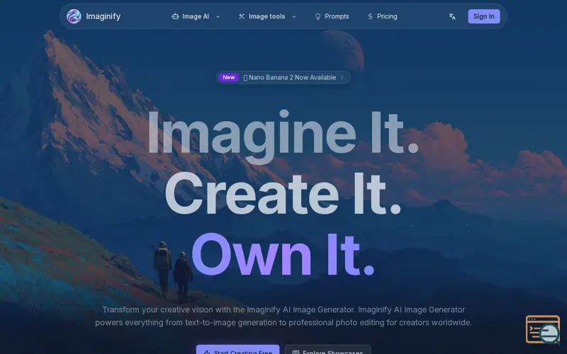 Screenshot of Imaginify