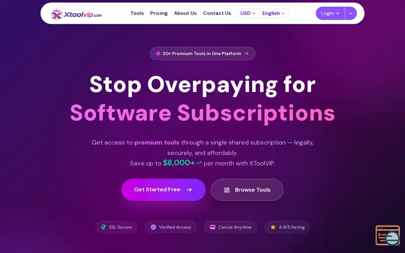 Screenshot of xtoolvip