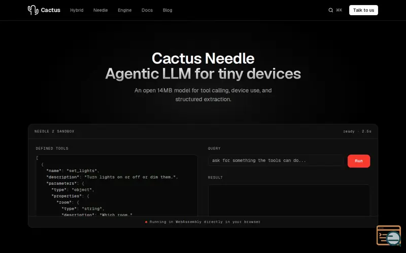 Screenshot of Cactuscompute