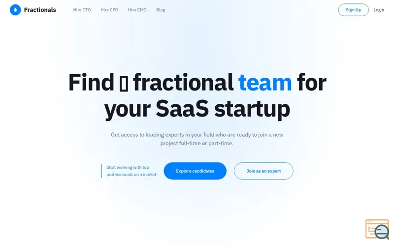 Screenshot of Fractionals