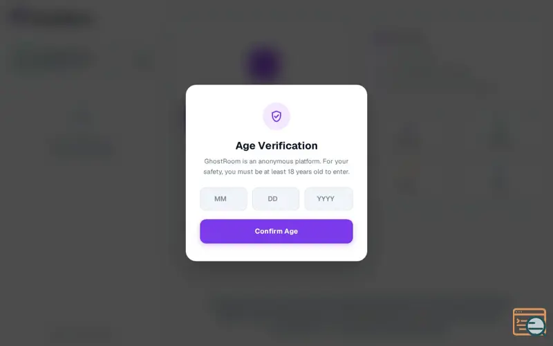 Screenshot of GhostRoom