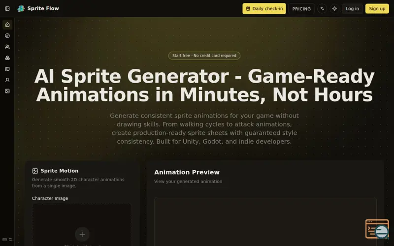 Screenshot of Sprite Flow
