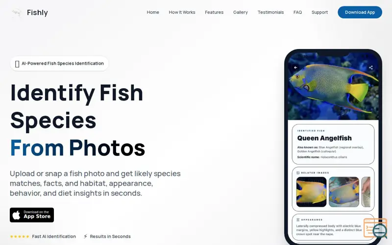 Screenshot of Fishly