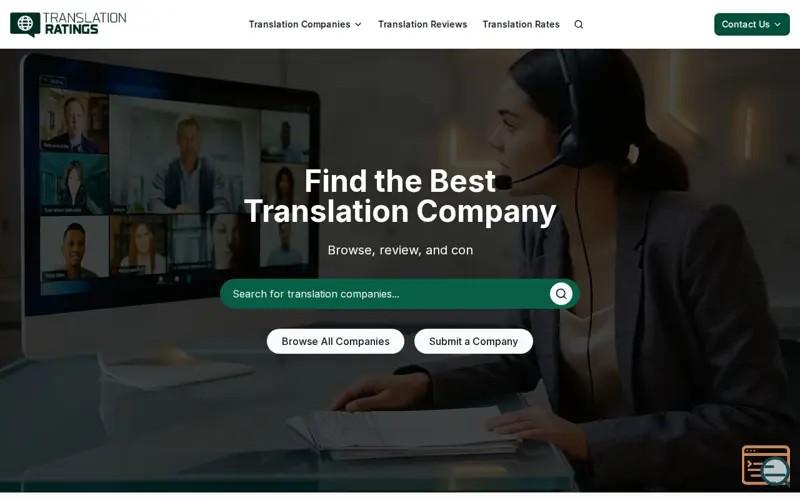 Screenshot of Translation Ratings