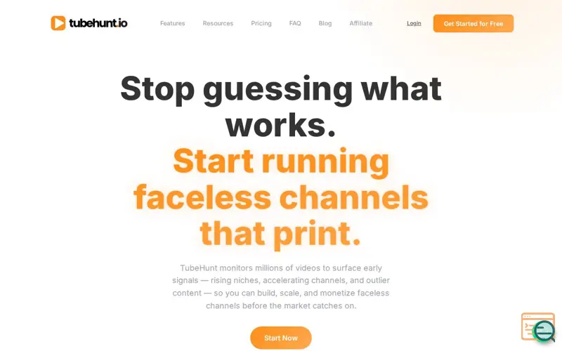 Screenshot of TubeHunt.io
