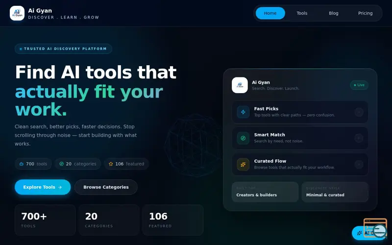 Screenshot of Ai Gyan