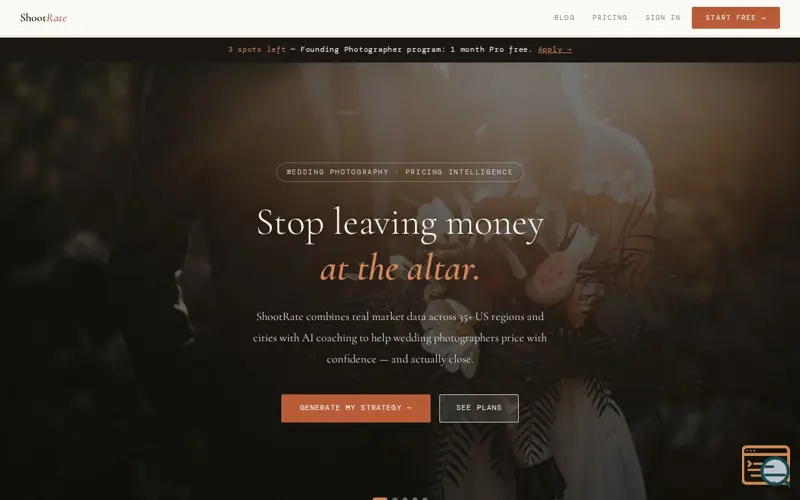 Screenshot of ShootRate