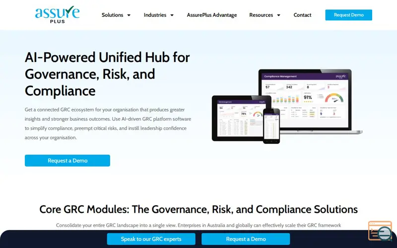 Screenshot of AssurePlus