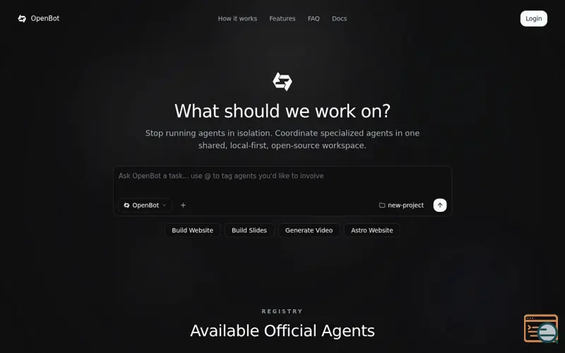 Screenshot of OpenBot