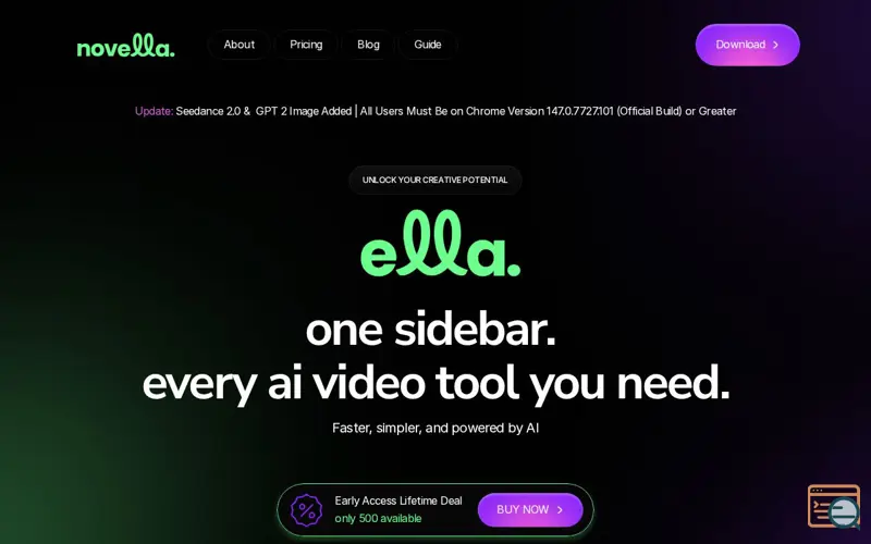 Screenshot of Ella by Novella