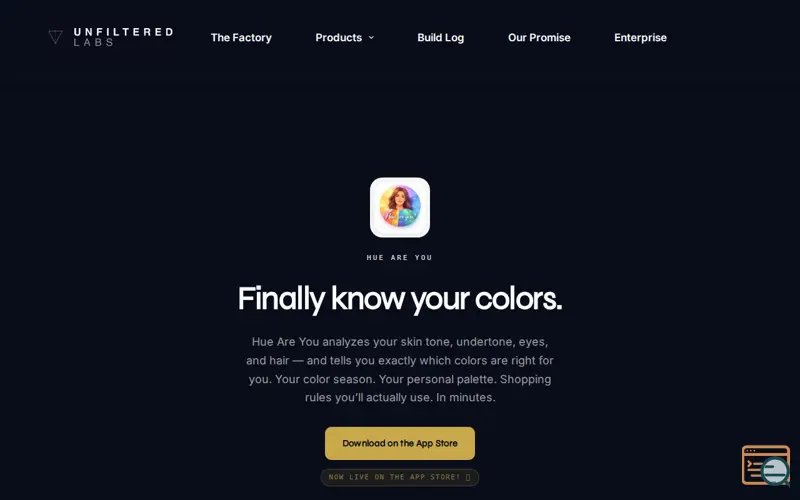 Screenshot of Hue Are You
