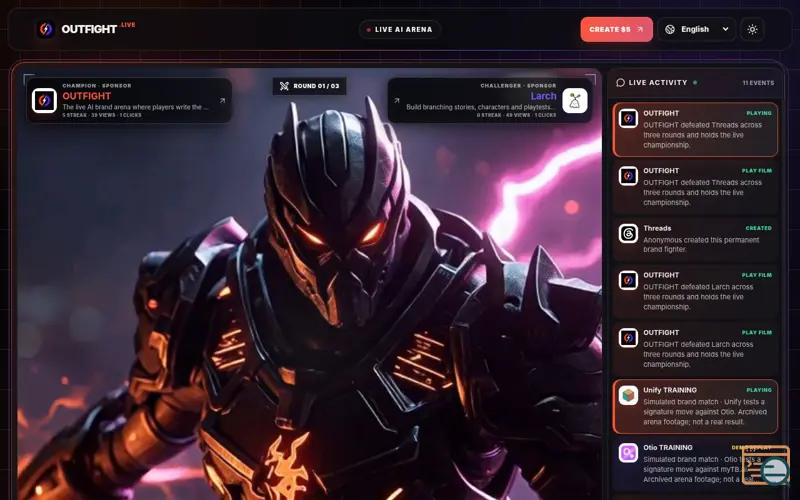 Screenshot of Outfight
