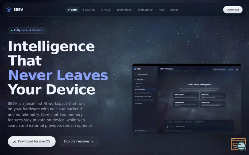 Screenshot of SEEV-AI
