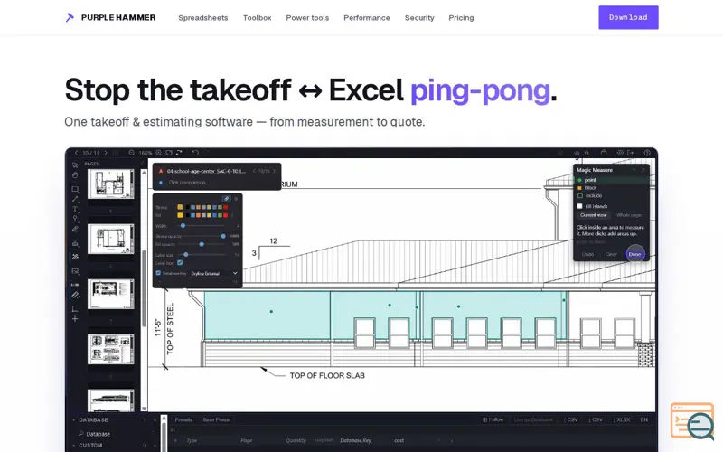 Screenshot of Purple Hammer