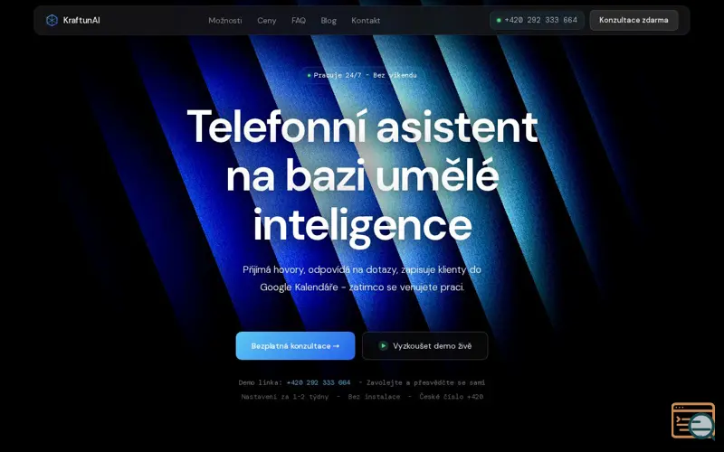 Screenshot of KraftunAI