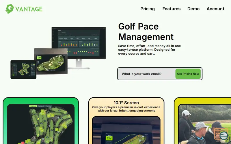 Screenshot of Vantage Golf