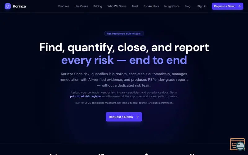 Screenshot of Korinza