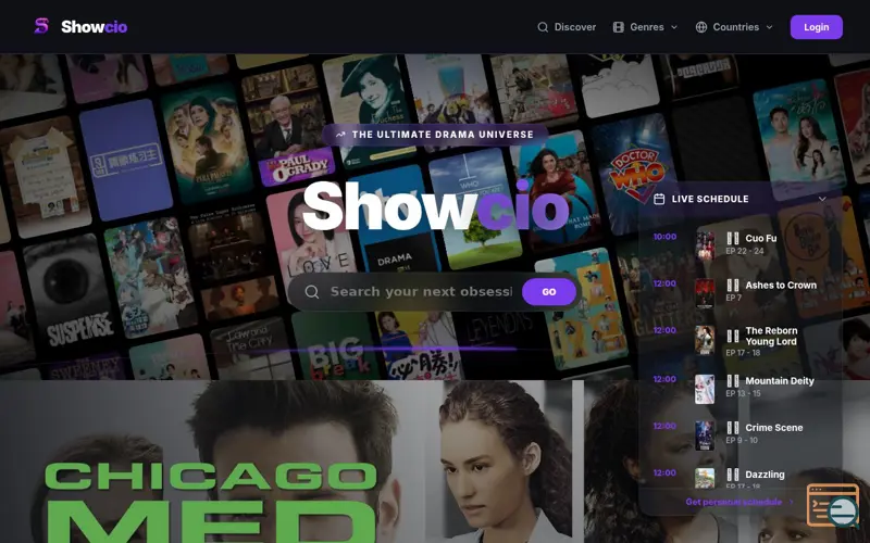 Screenshot of Showcio