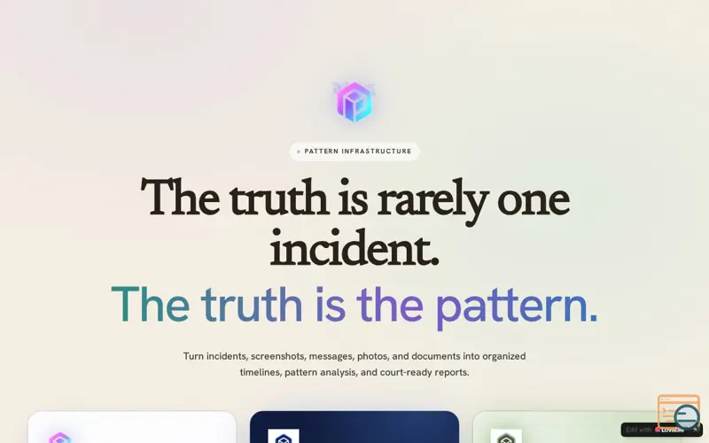 Screenshot of PatternProof