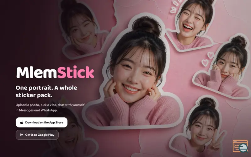 Screenshot of MlemStick - Personal stickers your photo