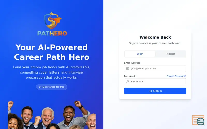 Screenshot of Pathero