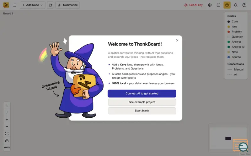 Screenshot of ThonkBoard