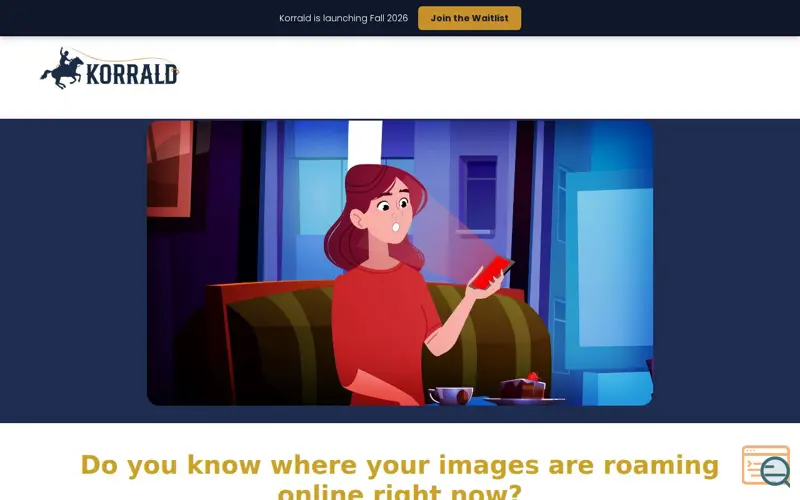 Screenshot of Korrald, a launch using WP Smush